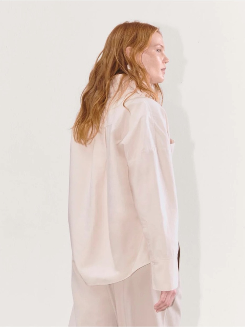 NWT Everlane The Boxy Oxford XS Whisper Pink - Picture 4 of 12